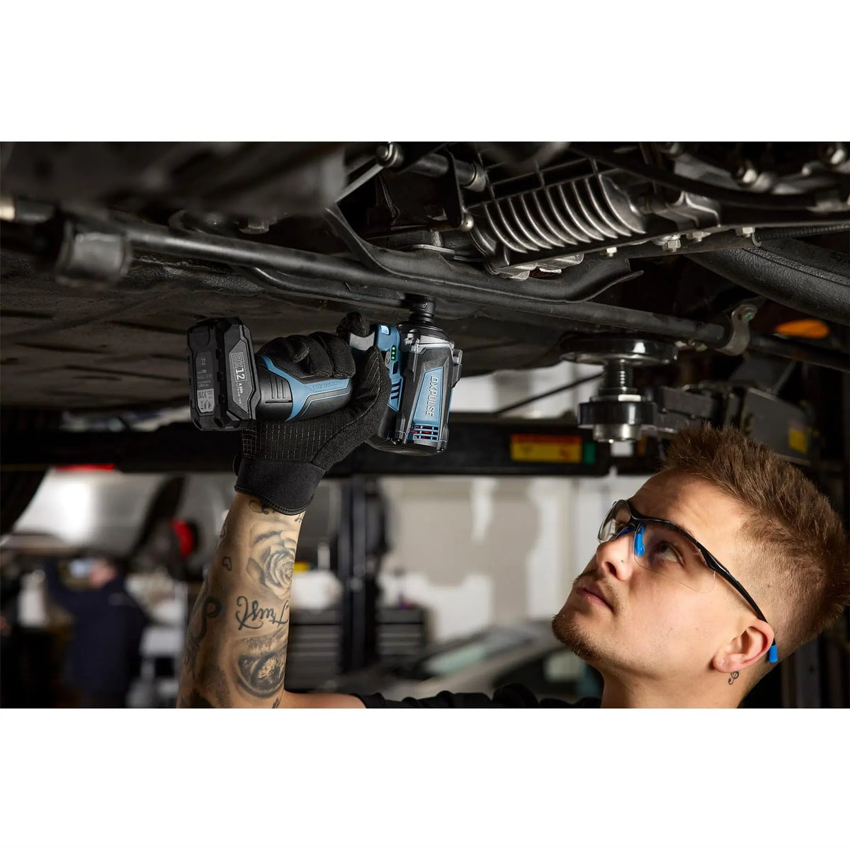 Draper DXPULSE 12V Brushless Impact Wrench 3/8" Sq. Dr. 250Nm (Sold Bare) 27859  White Rose Tools