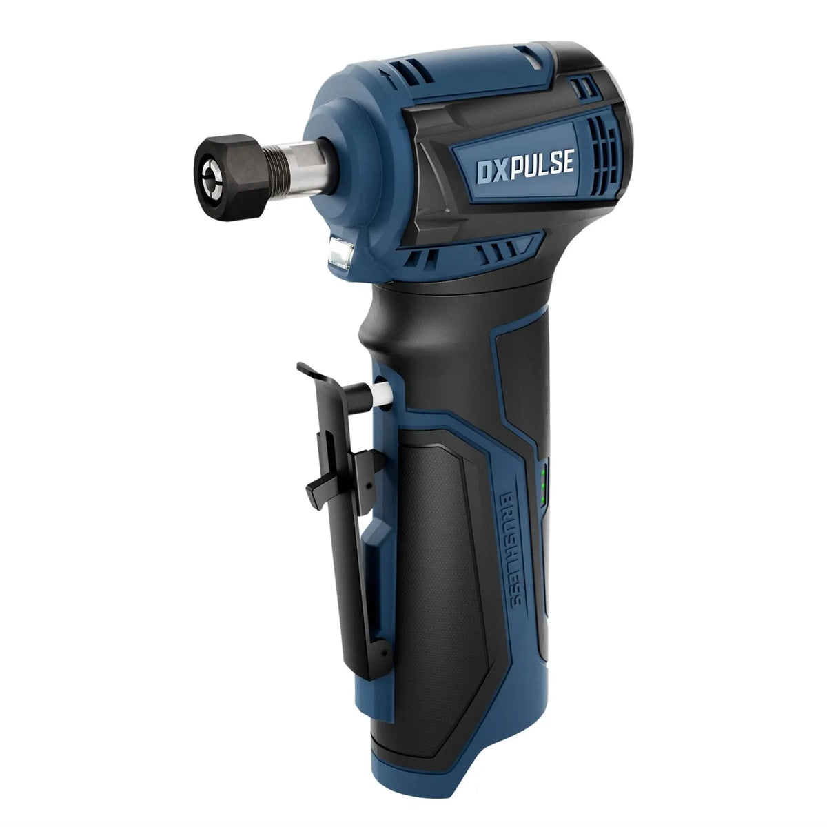 Draper DXPULSE 12V Brushless Right Angle Die Grinder (Sold Bare) 27877  White Rose Tools