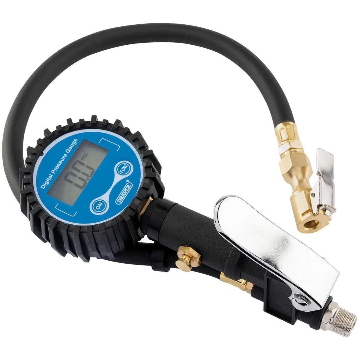 Draper Digital In-Line Tyre Inflator 91327  White Rose Tools