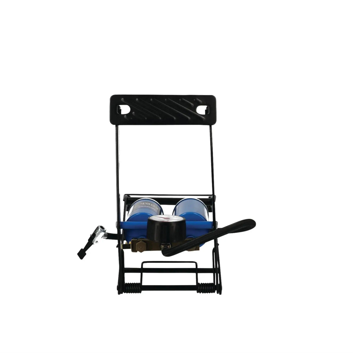 Draper Double Cylinder Foot Pump with Pressure Gauge 25996  White Rose Tools