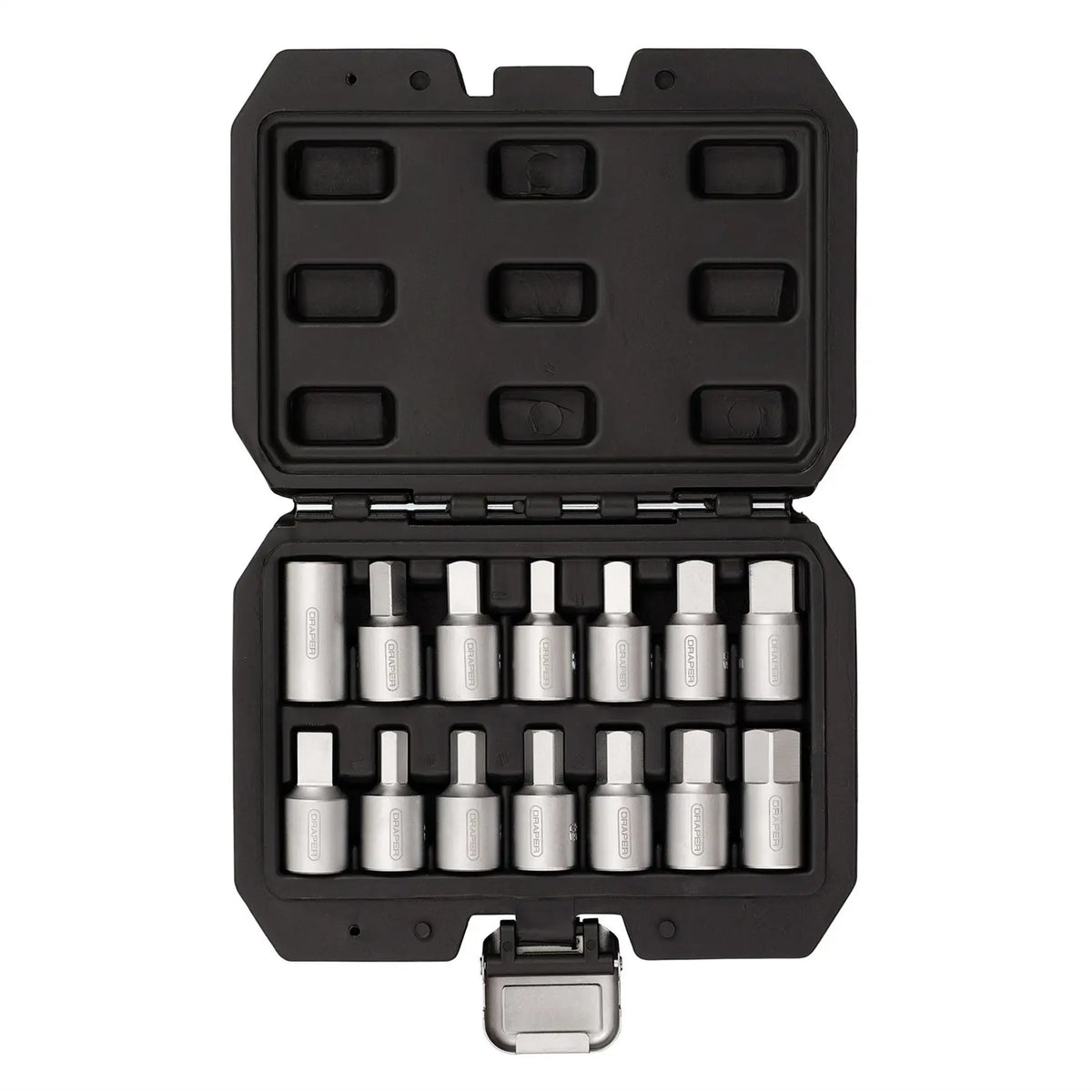Draper Drain Plug Key Set 3/8" Sq. Dr. (14 Piece) 31816  White Rose Tools