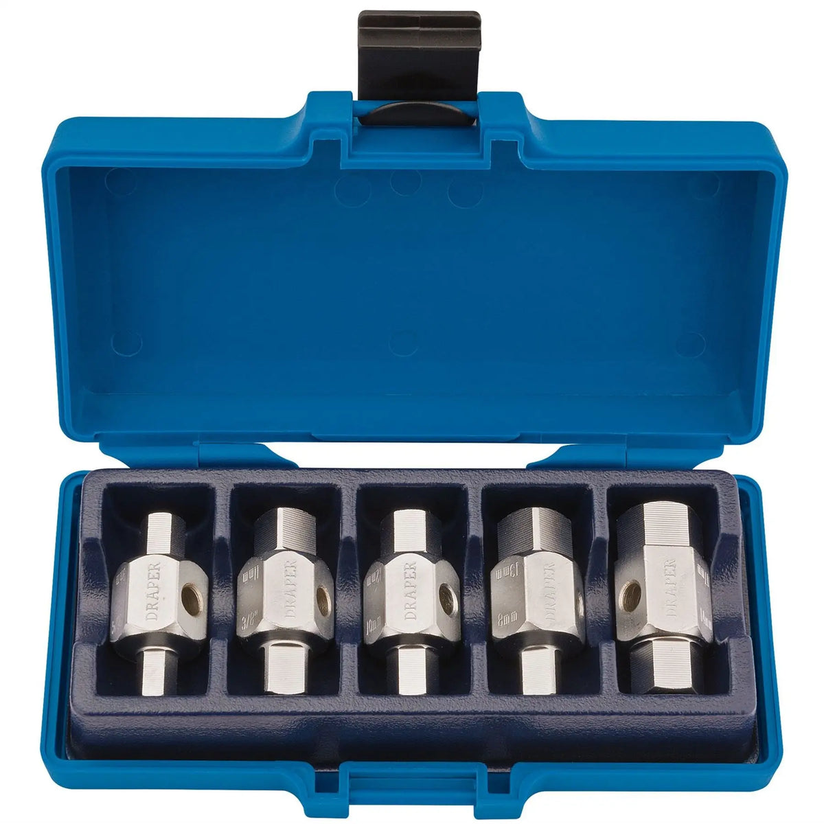 Draper Drain Plug Key Set (5 Piece) 56627  White Rose Tools