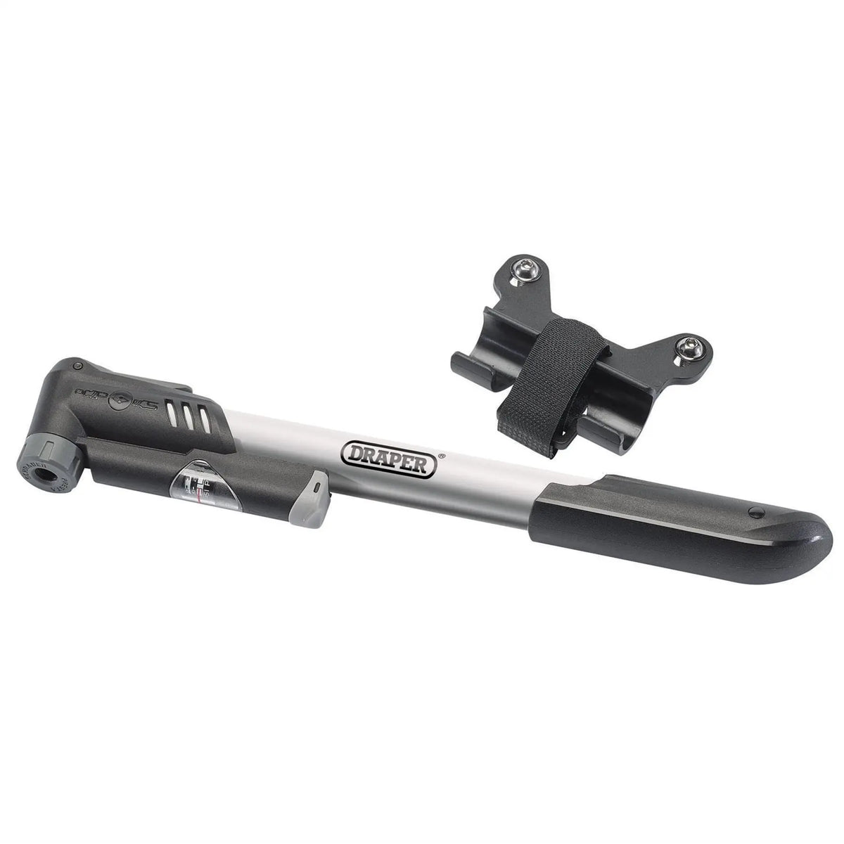 Draper Dual Connector Bicycle Hand Pump 57379  White Rose Tools