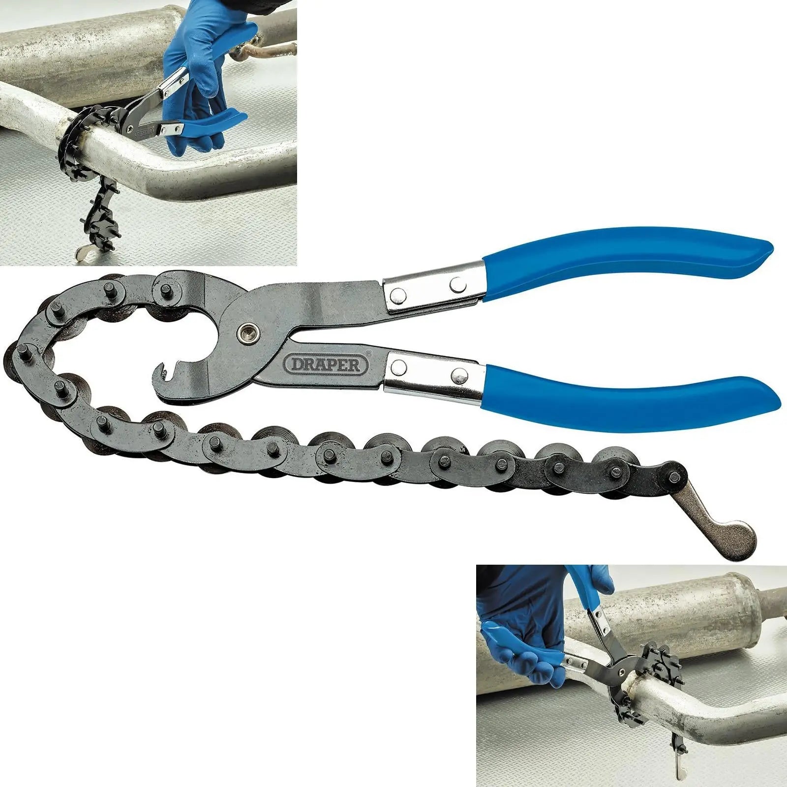 Draper Exhaust Pipe Cutting Pliers 25-260mm Spread Range 