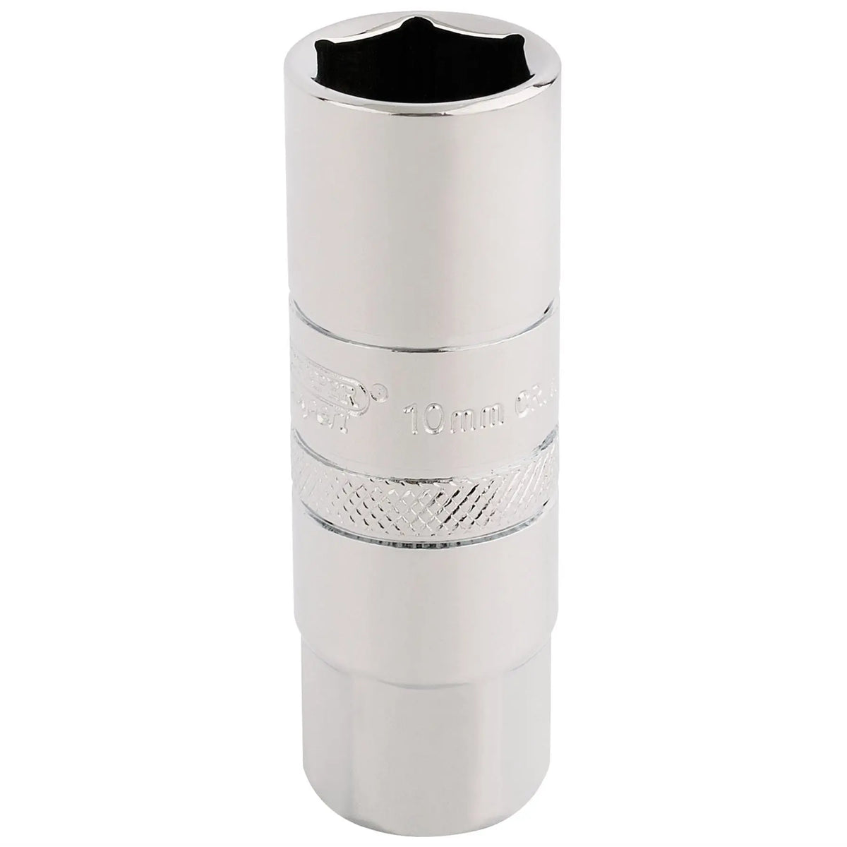 Draper Expert 10mm Thread 6 Point Spark Plug Socket 3/8" Sq. Dr. 16mm 16772  White Rose Tools