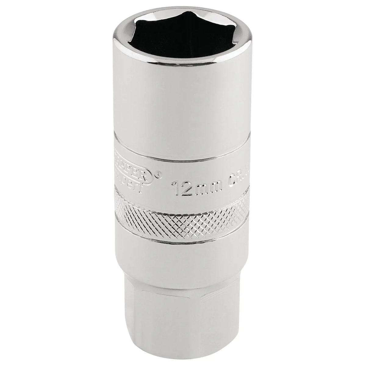 Draper Expert 12mm Thread 6 Point Spark Plug Socket 1/2" Sq. Dr. 18mm 16779  White Rose Tools