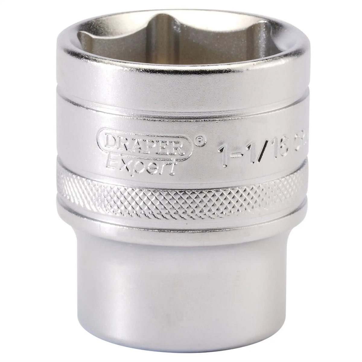 Draper Expert 6 Point Imperial Socket 1/2" Sq. Dr. 1 1/16" 16635  White Rose Tools