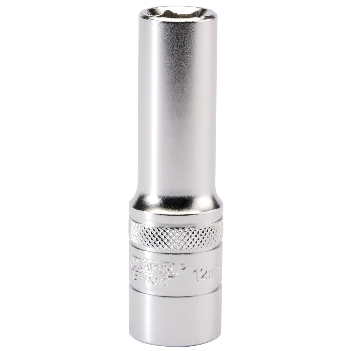Draper Expert 6 Point Metric Deep Socket 1/2" Sq. Dr. 12mm 16643  White Rose Tools