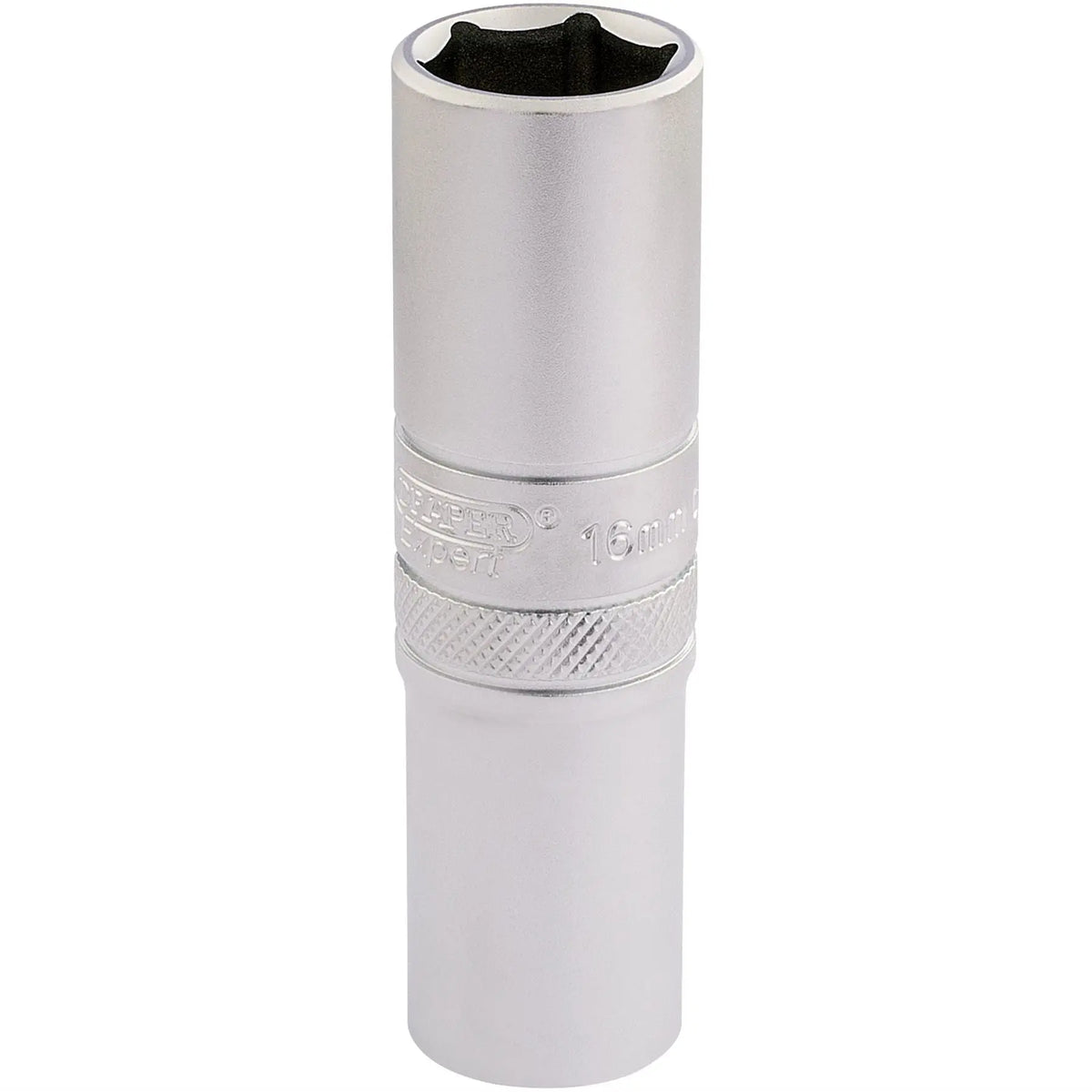 Draper Expert 6 Point Metric Deep Socket 1/2" Sq. Dr. 16mm 16648  White Rose Tools