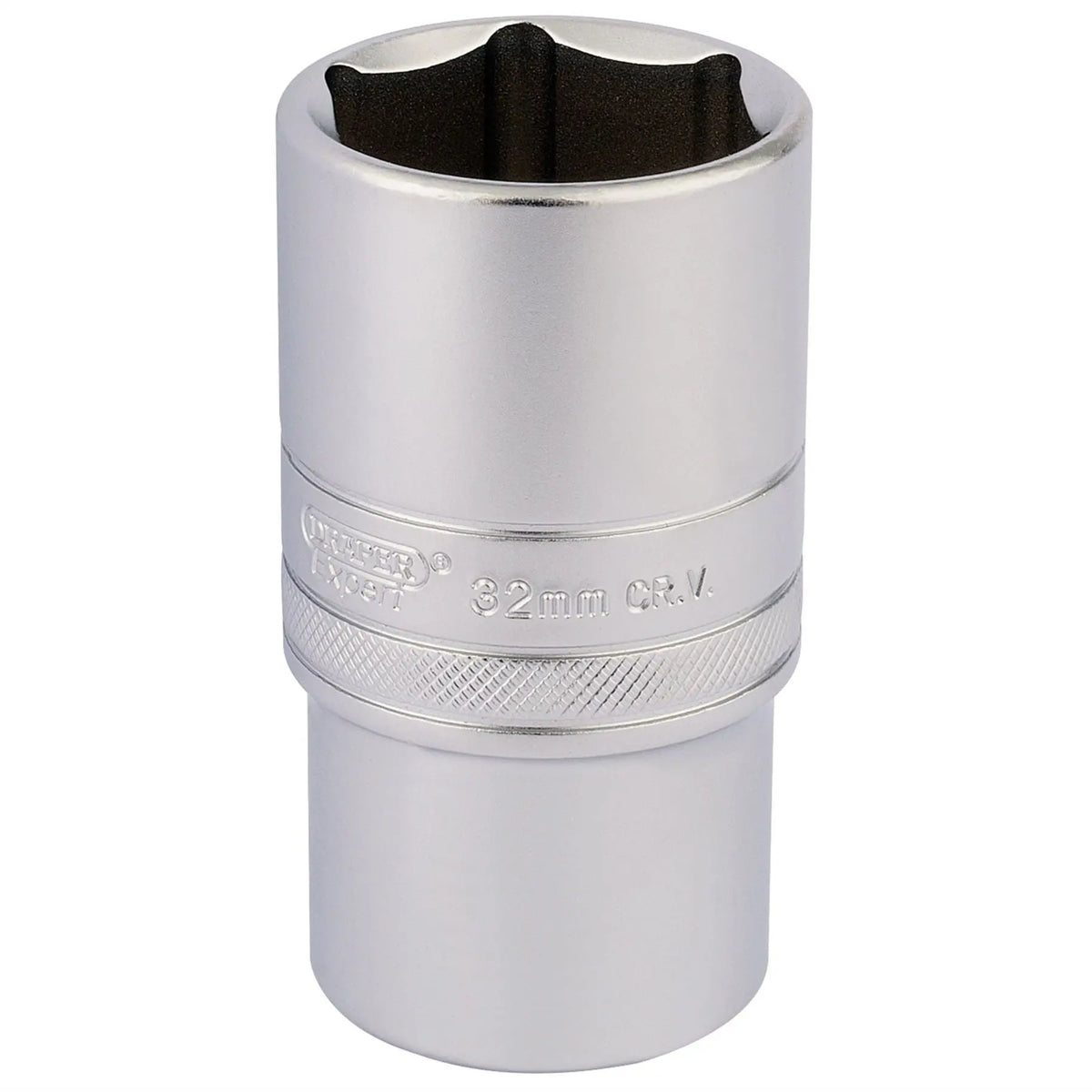 Draper Expert 6 Point Metric Deep Socket 1/2" Sq. Dr. 32mm 16660  White Rose Tools