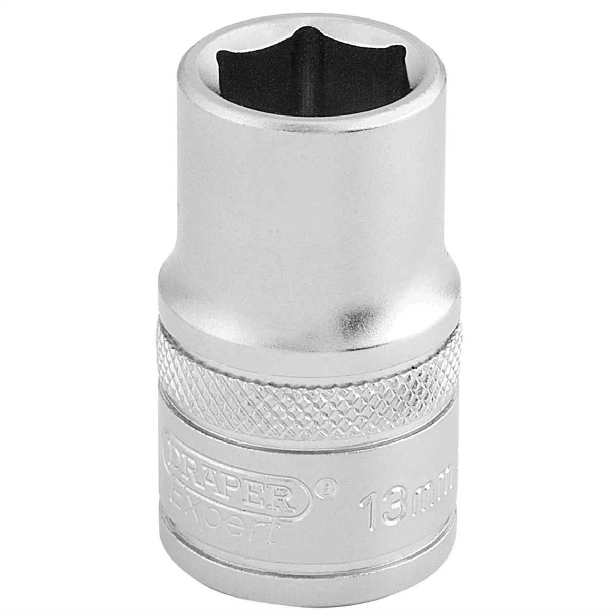 Draper Expert 6 Point Metric Socket 1/2" Sq. Dr. 13mm 16602  White Rose Tools