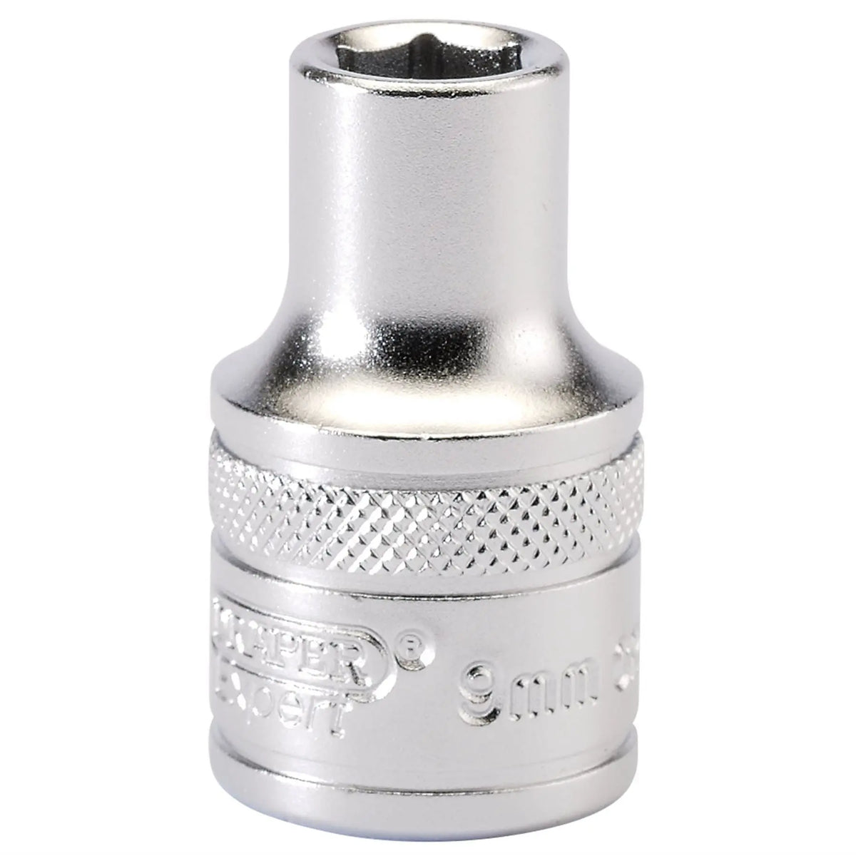 Draper Expert 6 Point Metric Socket 1/2" Sq. Dr. 9mm 16597  White Rose Tools