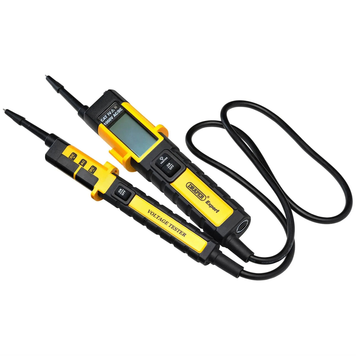 Draper Expert AC/DC High Voltage CAT IV Tester 1000V 21250  White Rose Tools