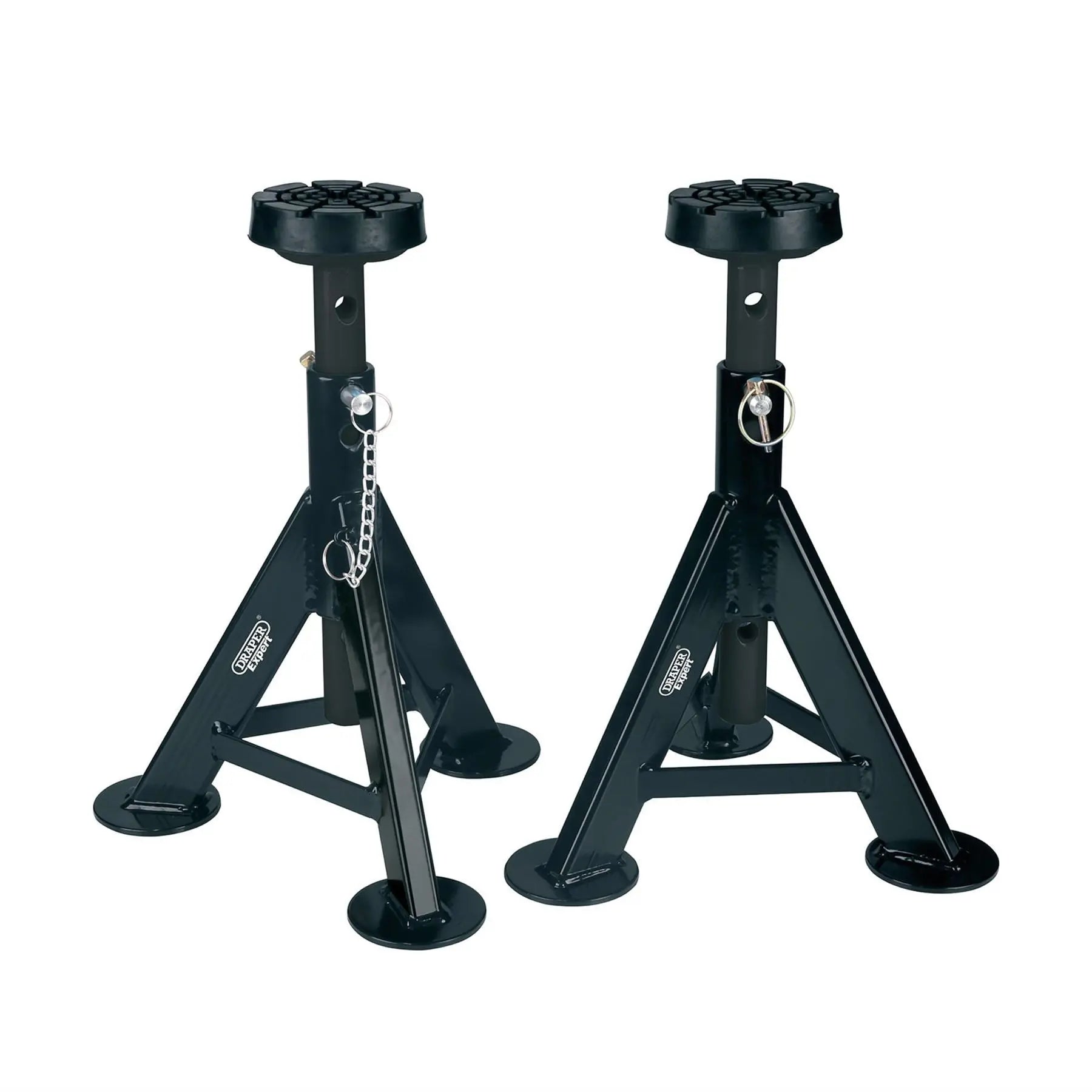 Draper Expert Axle Stands 3 Tonne Black (Pair) 04336  White Rose Tools