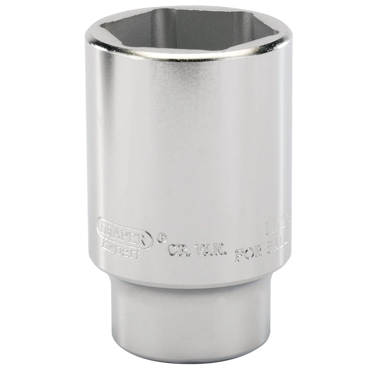 Draper Expert Ball Joint Socket 1/2" Sq. Dr. 38mm or 1.1/2" AF 26916  White Rose Tools