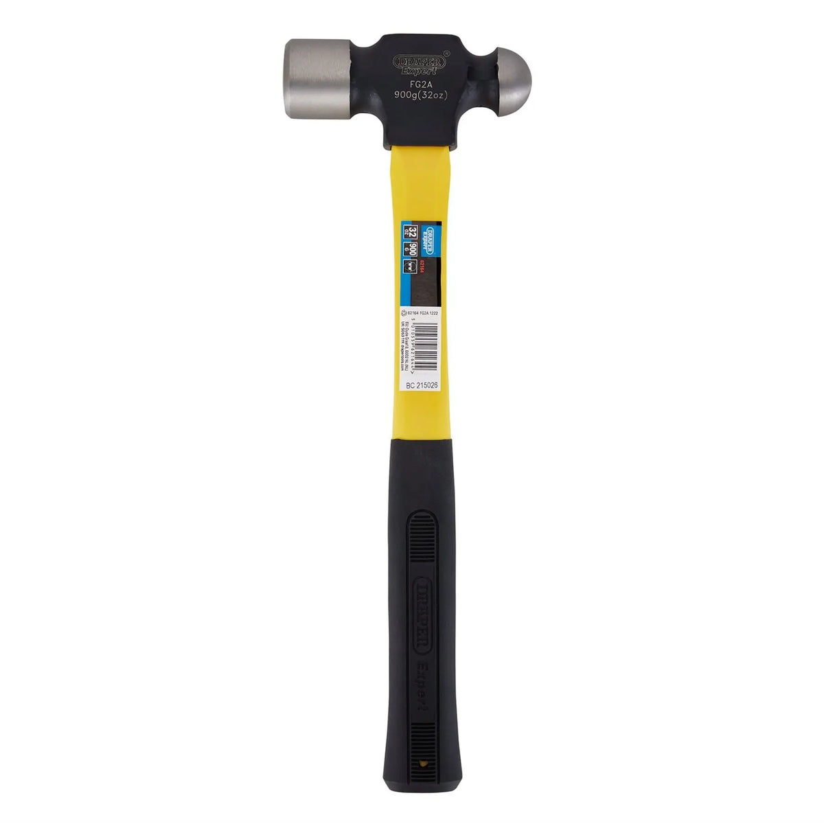 Draper Expert Ball Pein Hammer with Fibreglass Shaft 900g/32oz 62164  White Rose Tools
