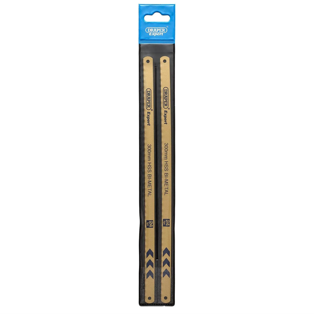 Draper Expert Bi-Metal Hacksaw Blades 300mm 24tpi (Pack of 2) 19345  White Rose Tools