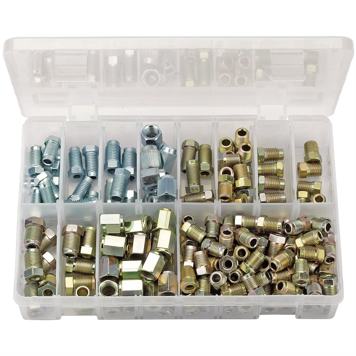 Draper Expert Brake Pipe Fittings Kit (205 Piece) 54367  White Rose Tools