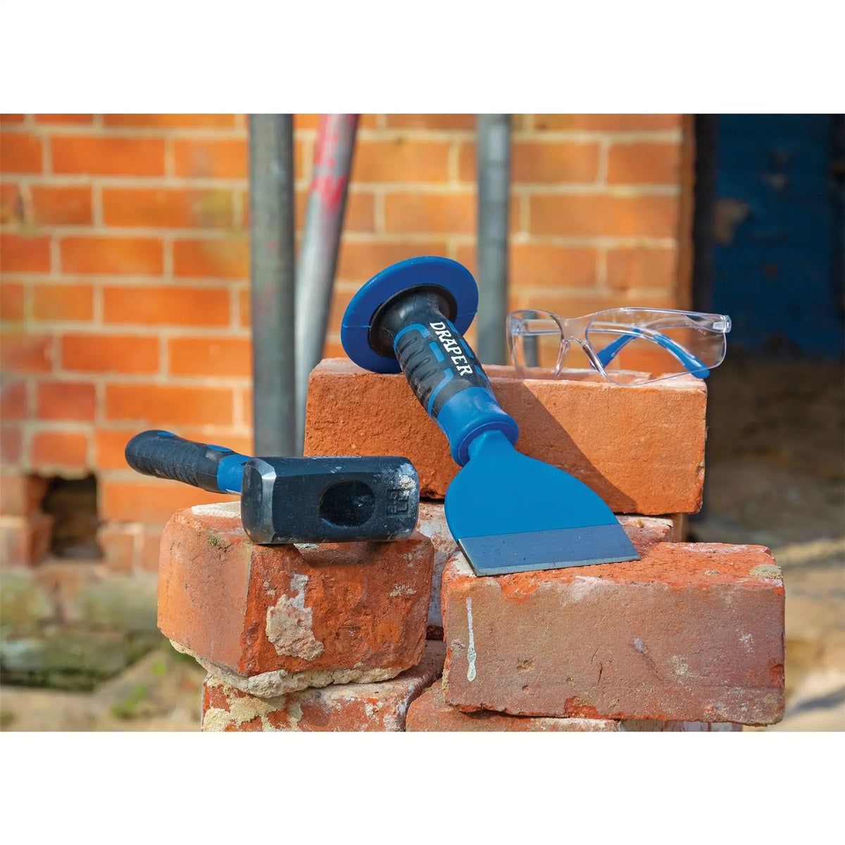 Draper Expert Brick Bolster with Guard 100mm 99169  White Rose Tools