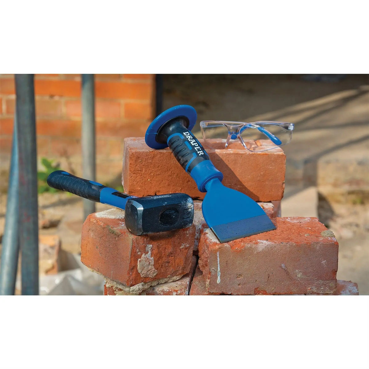 Draper Expert Brick Bolster with Guard 100mm 99169  White Rose Tools