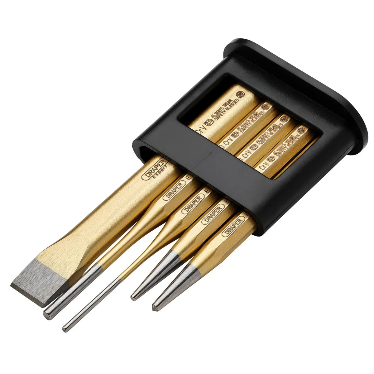 Draper Expert Chisel and Punch Set (5 Piece) 13042  White Rose Tools