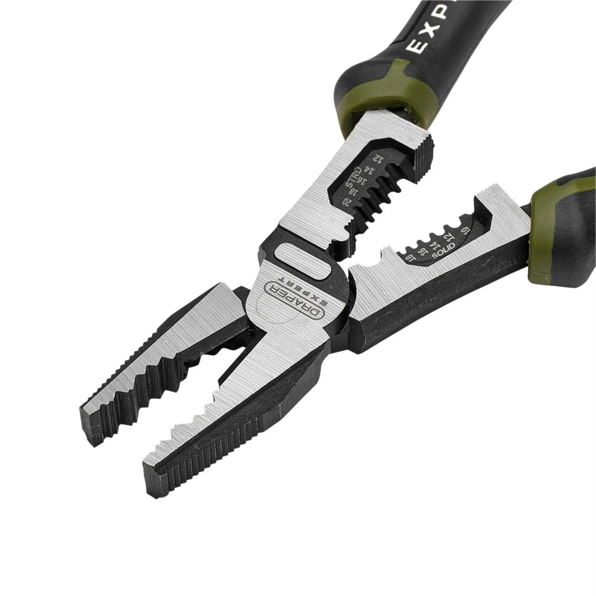 Draper Expert Combination Pliers with Wire Stripper 200mm 28525  White Rose Tools