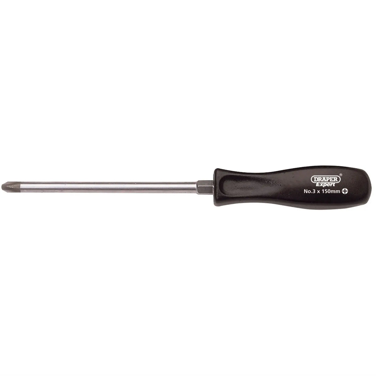 Draper Expert Cross Slot Mechanics Screwdriver No.3 x 150mm 19534  White Rose Tools