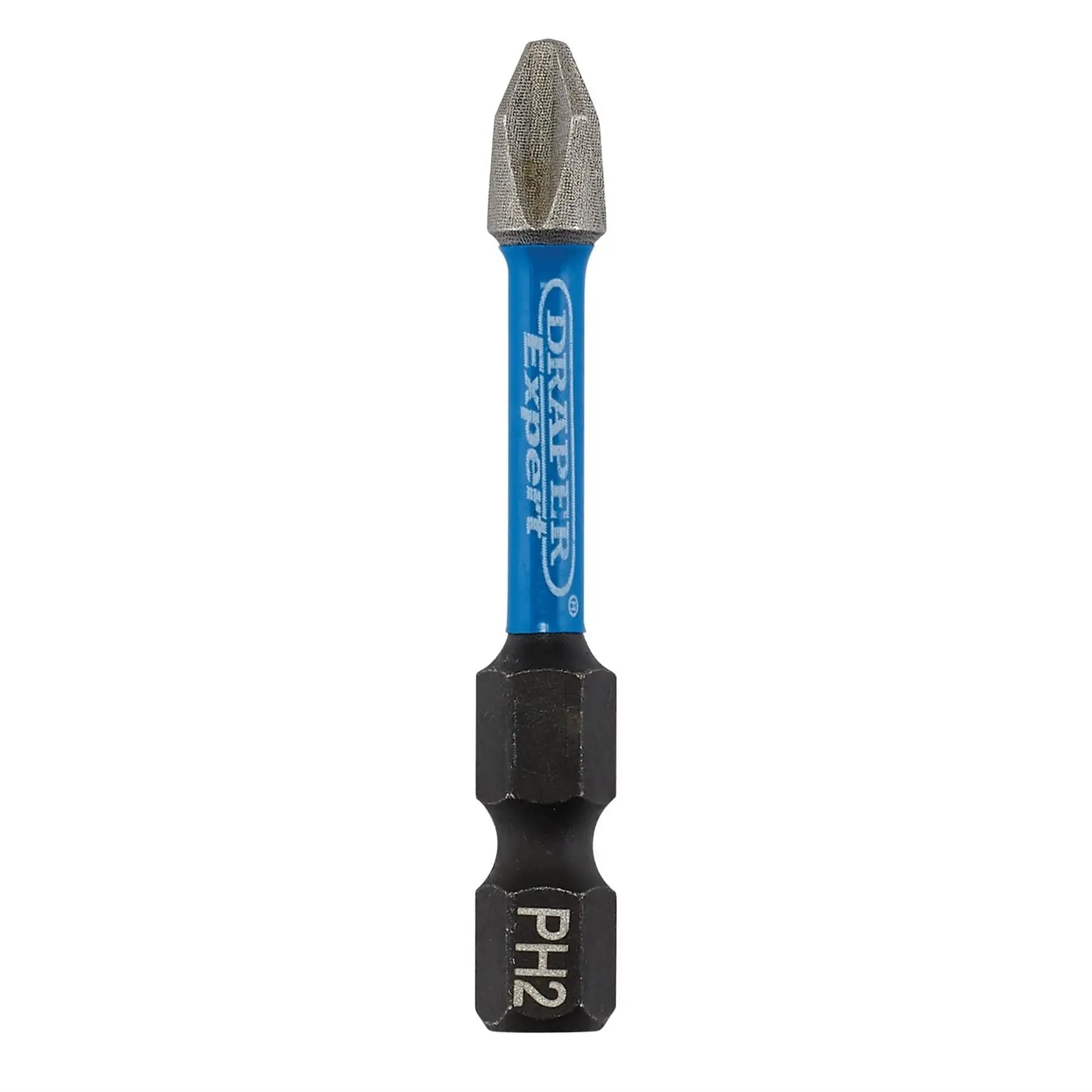 Draper Expert Cross Slot/PH Type Impact Screwdriver Bits No.2 x 50mm 1/4" Hex (Pack of 5) 05499  White Rose Tools