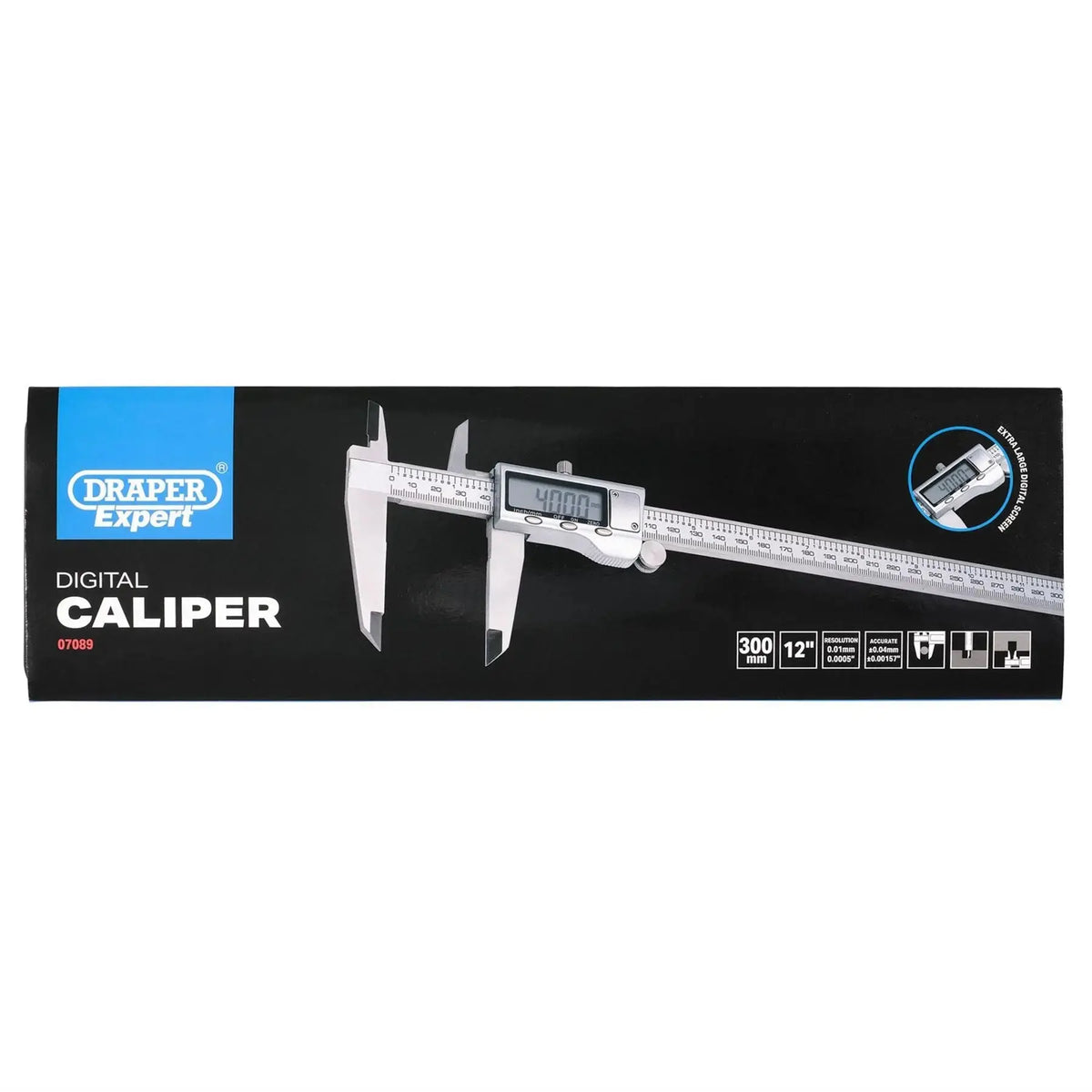 Draper Expert Digital Caliper 300mm 07089  White Rose Tools