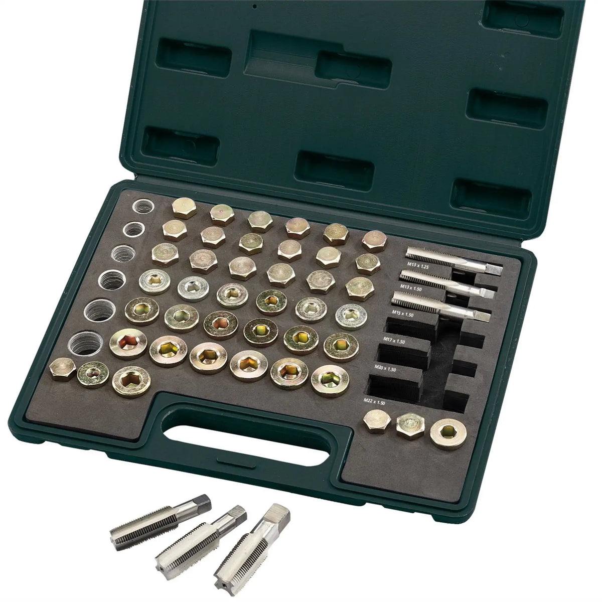 Draper Expert Drain Plug Repair Kit (120 Piece) 36631  White Rose Tools