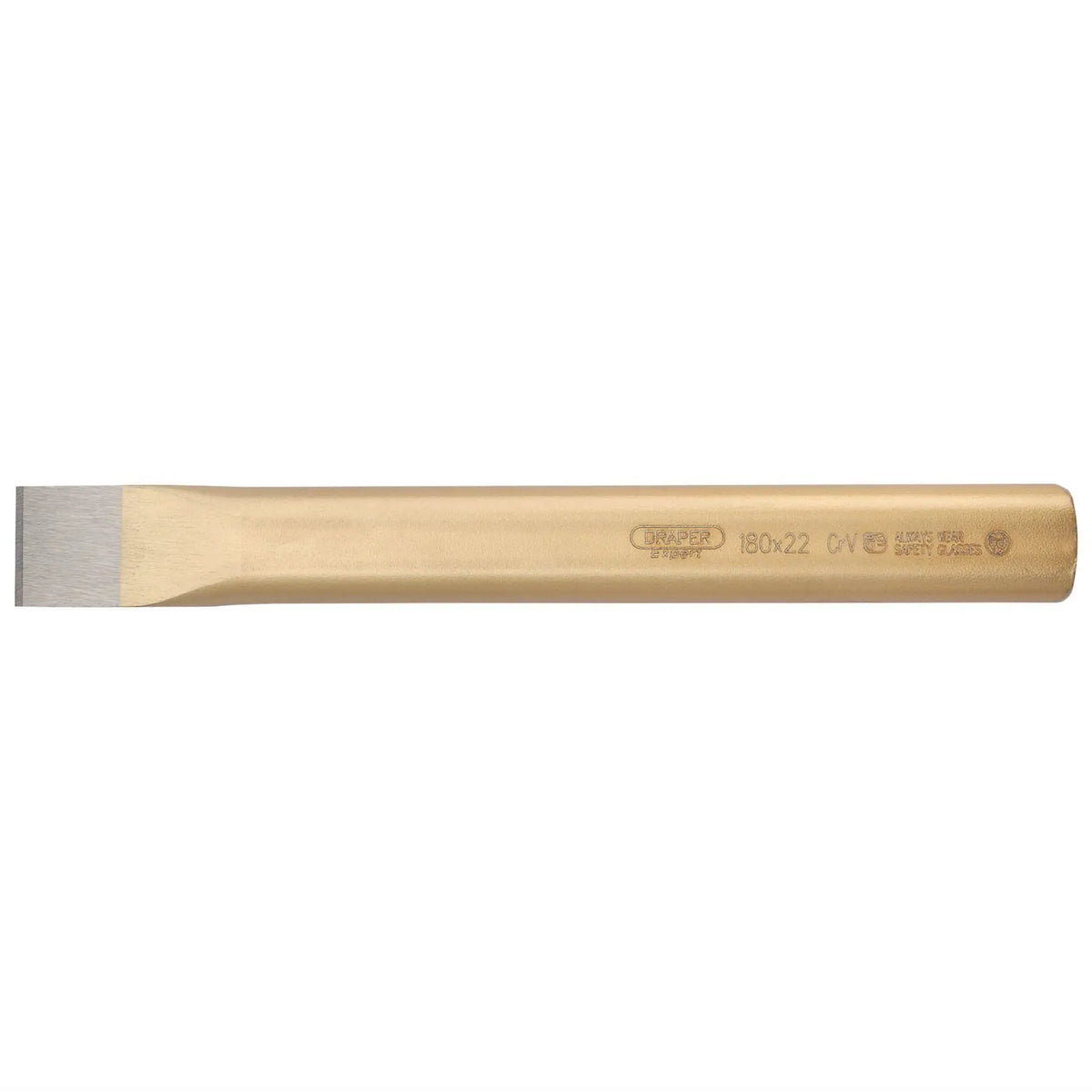 Draper Expert Flat Cold Chisel 22 x 180mm 51611  White Rose Tools