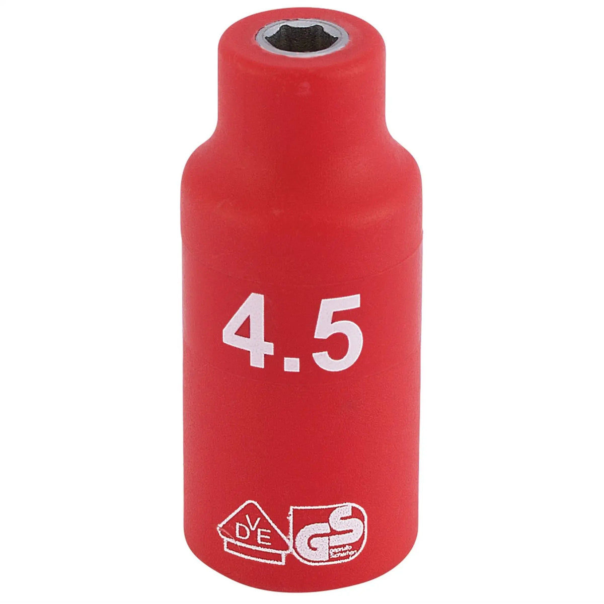 Draper Expert Fully Insulated VDE Socket 1/4" Sq. Dr. 4.5mm 31156  White Rose Tools
