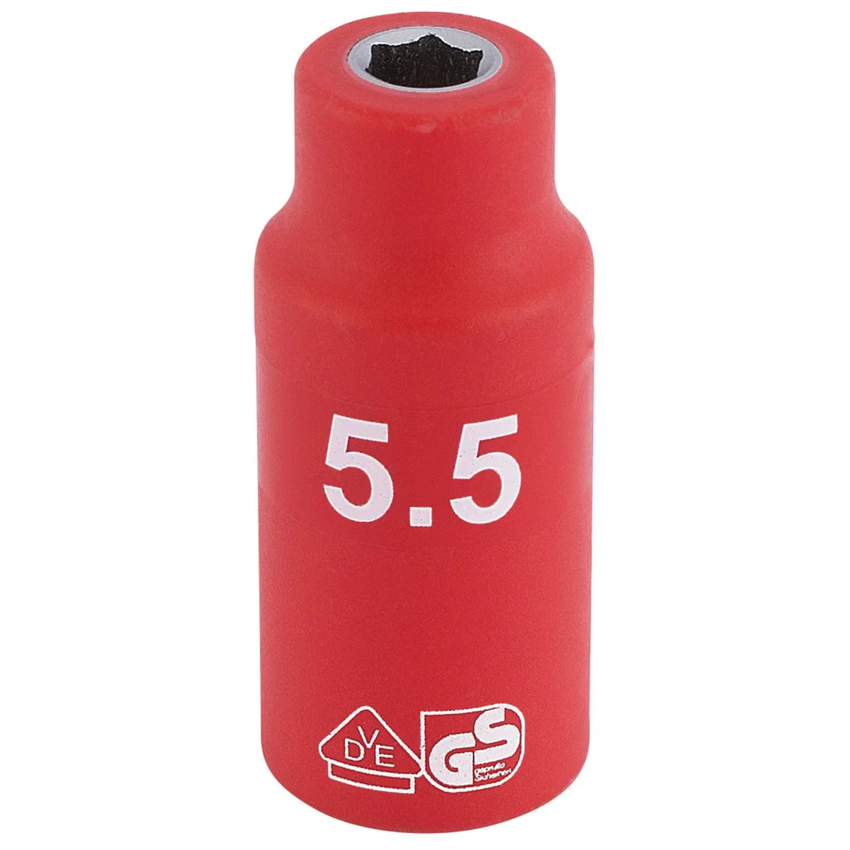 Draper Expert Fully Insulated VDE Socket 1/4" Sq. Dr. 5.5mm 31237  White Rose Tools