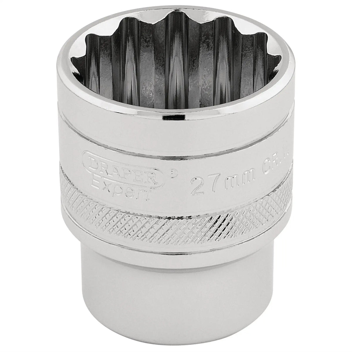 Draper Expert HI-TORQ® 12 Point Socket 1/2" Sq. Dr. 27mm 33442  White Rose Tools