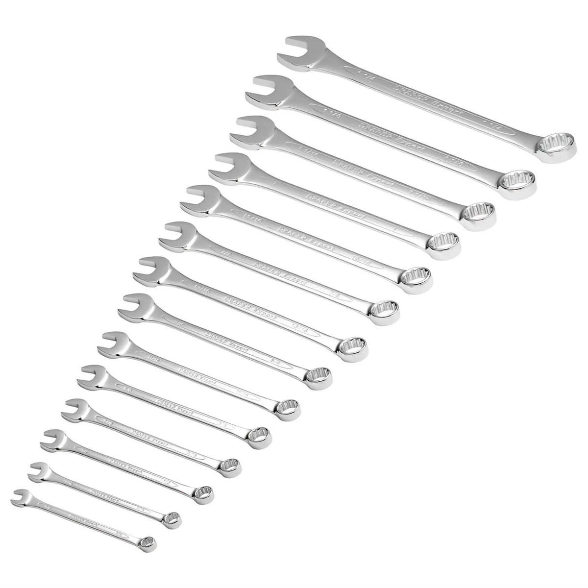 Draper Expert HI-TORQ® Imperial Combination Spanner Set (14 Piece) 29548  White Rose Tools