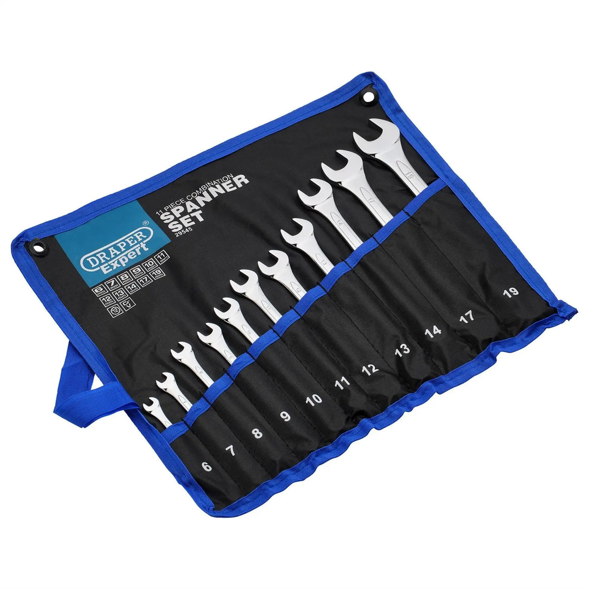 Draper Expert HI-TORQ® Metric Combination Spanner Set (11 Piece) 29545  White Rose Tools