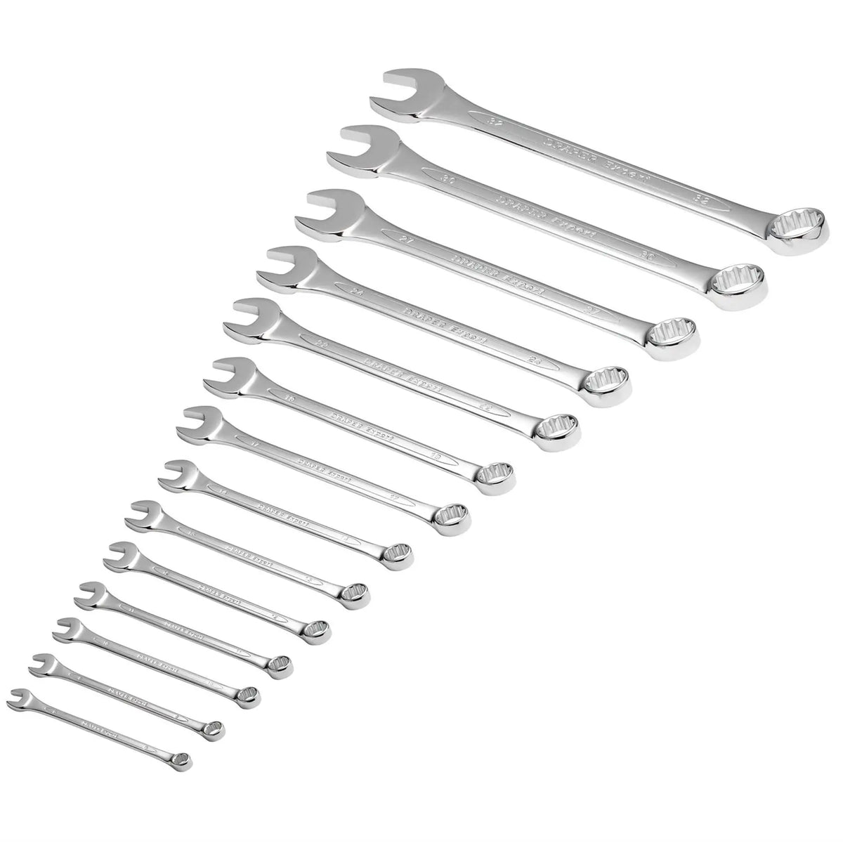 Draper Expert HI-TORQ® Metric Combination Spanner Set (14 Piece) 29547  White Rose Tools