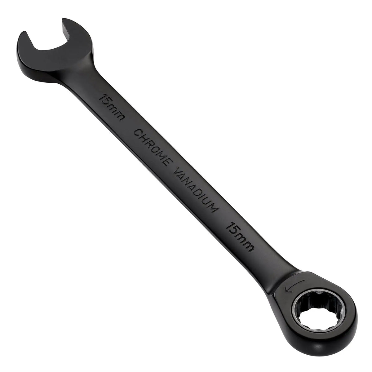 Draper Expert HI-TORQ® Metric Ratchet Combination Spanner 15mm Black 03888  White Rose Tools