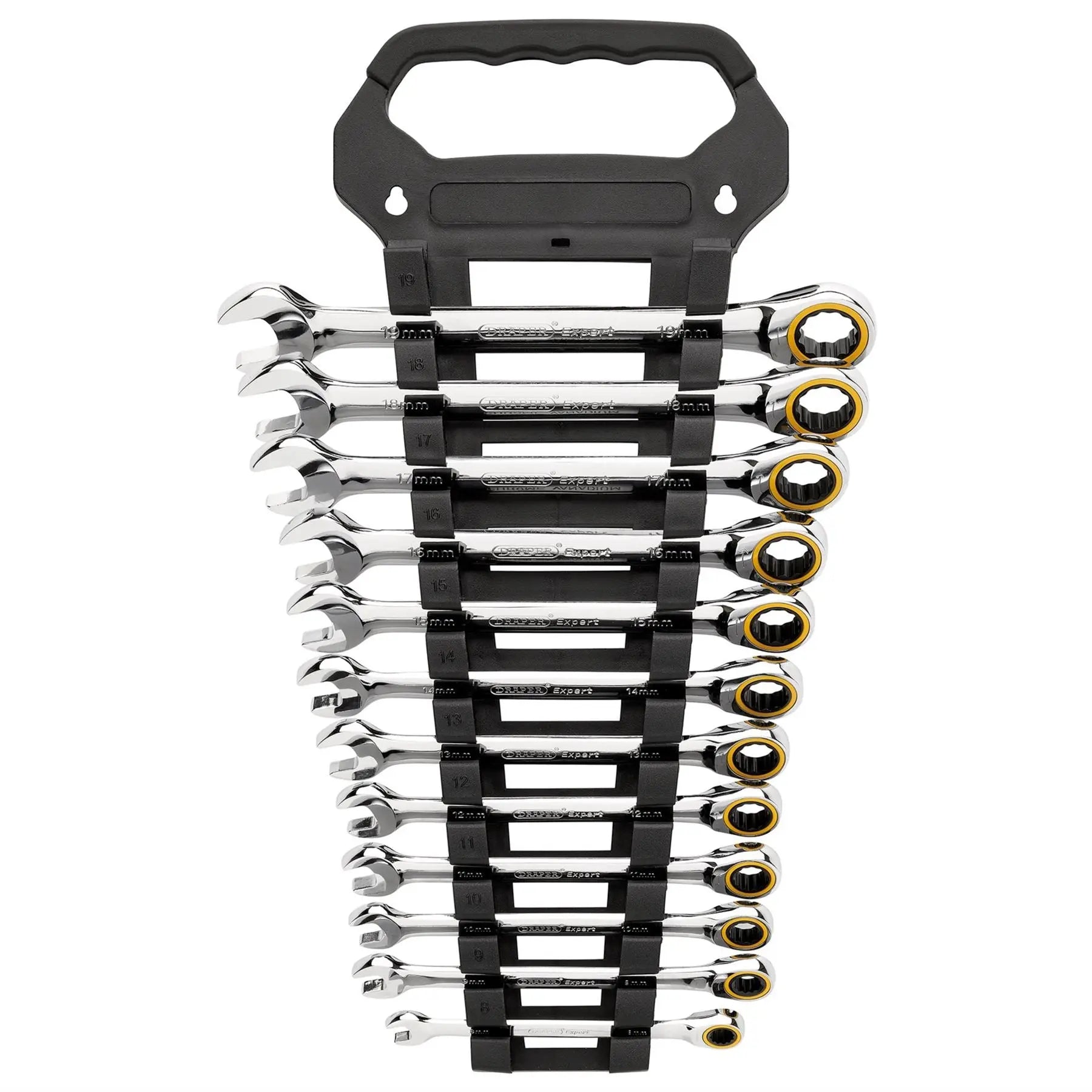 Draper Expert HI-TORQ® Metric Ratchet Combination Spanner Set (12 Piece) 03897  White Rose Tools