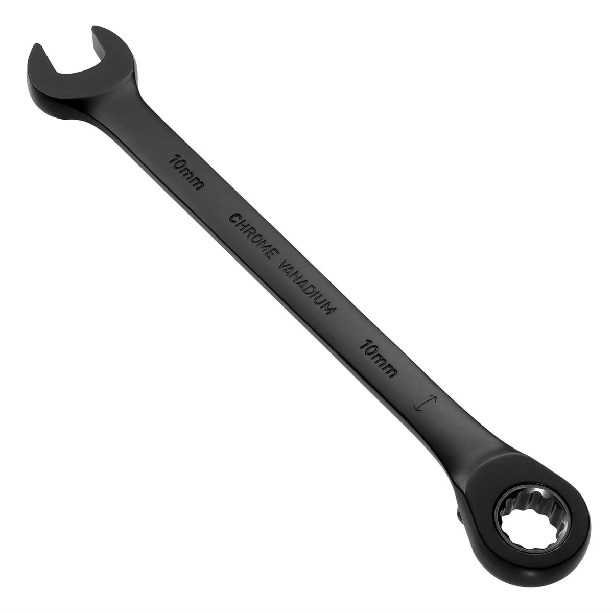 Draper Expert HI-TORQ®  Metric Reversible Ratchet Combination Spanner 10mm Black 03900  White Rose Tools
