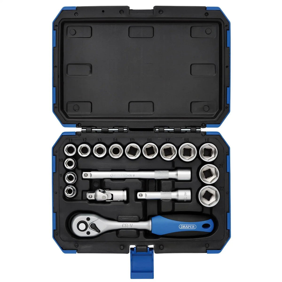 Draper Expert HI-TORQ® Metric Socket Set 3/8" Sq. Dr. (18 Piece) 16359  White Rose Tools