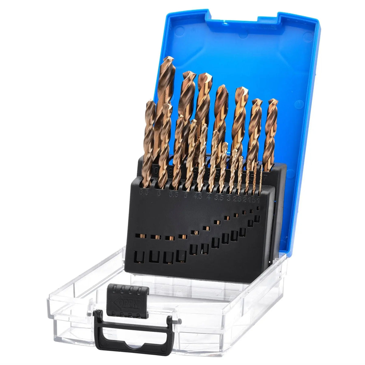 Draper Expert HSSE M35 Cobalt Drill Bit Set (19 Piece) 08964  White Rose Tools