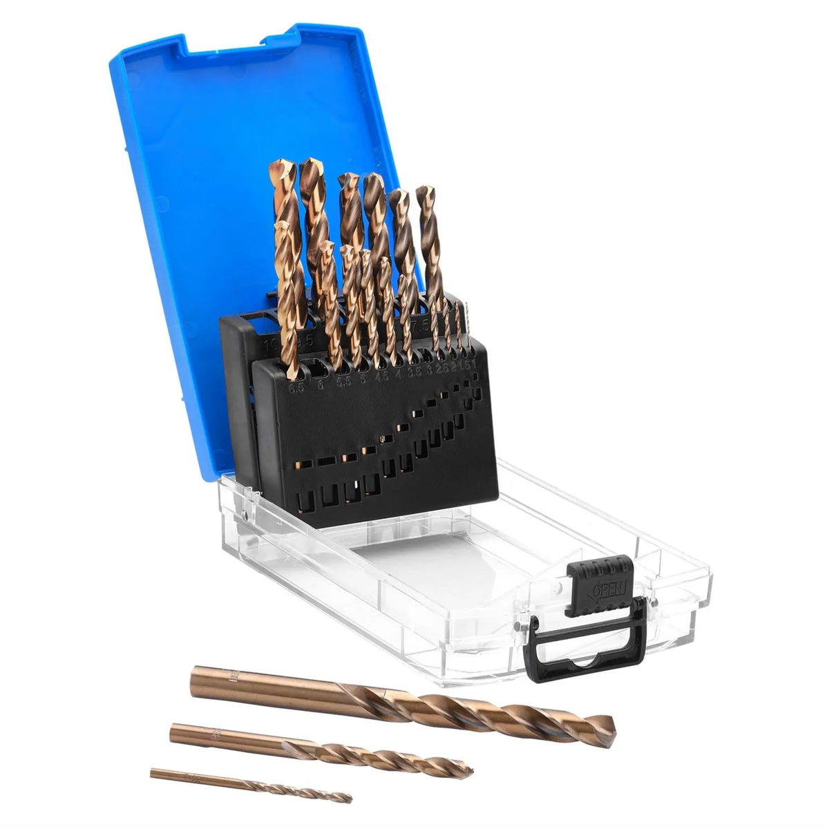 Draper Expert HSSE M35 Cobalt Drill Bit Set (19 Piece) 08964  White Rose Tools