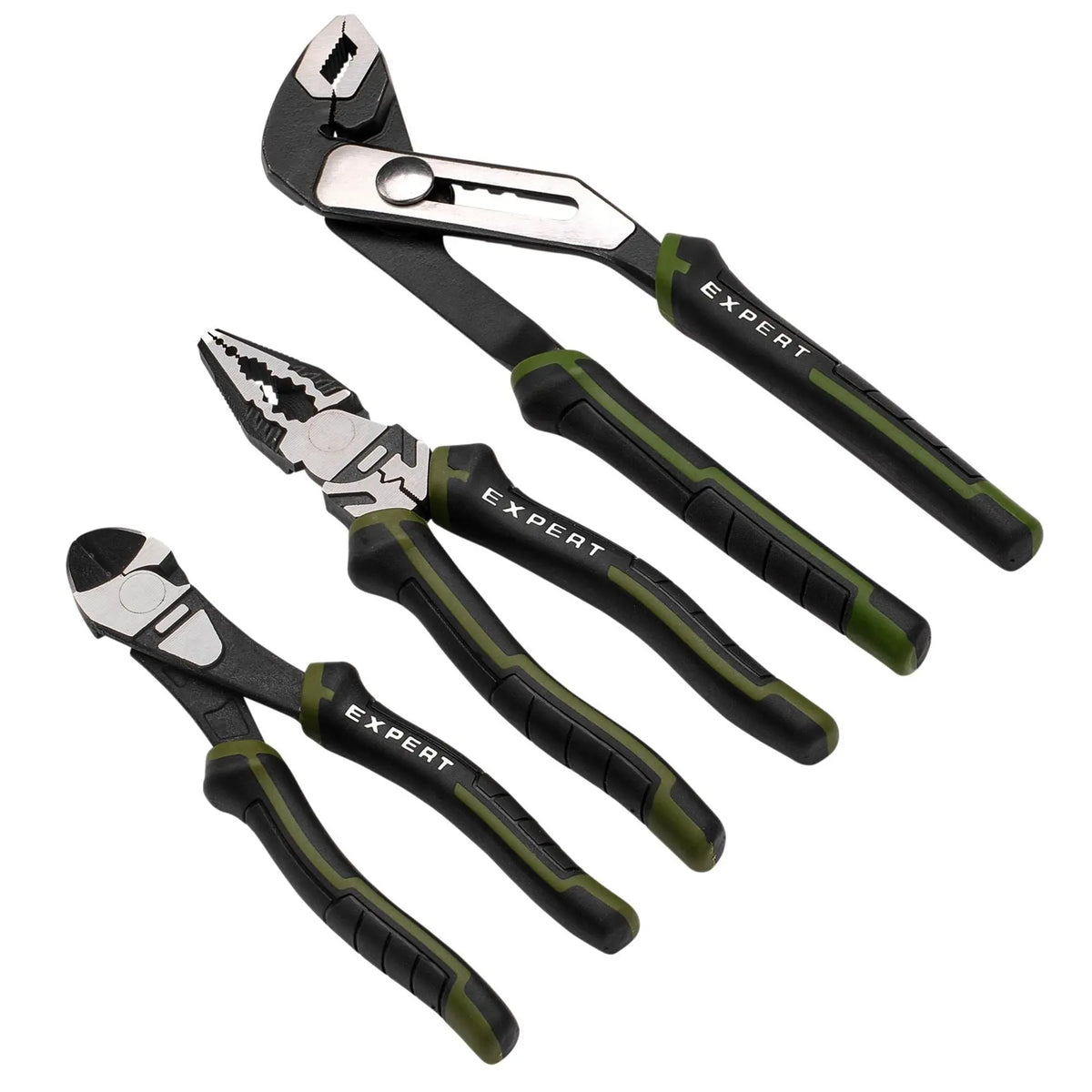 Draper Expert High Leverage Pliers Set with Water Pump Pliers (3 Piece) 28536  White Rose Tools