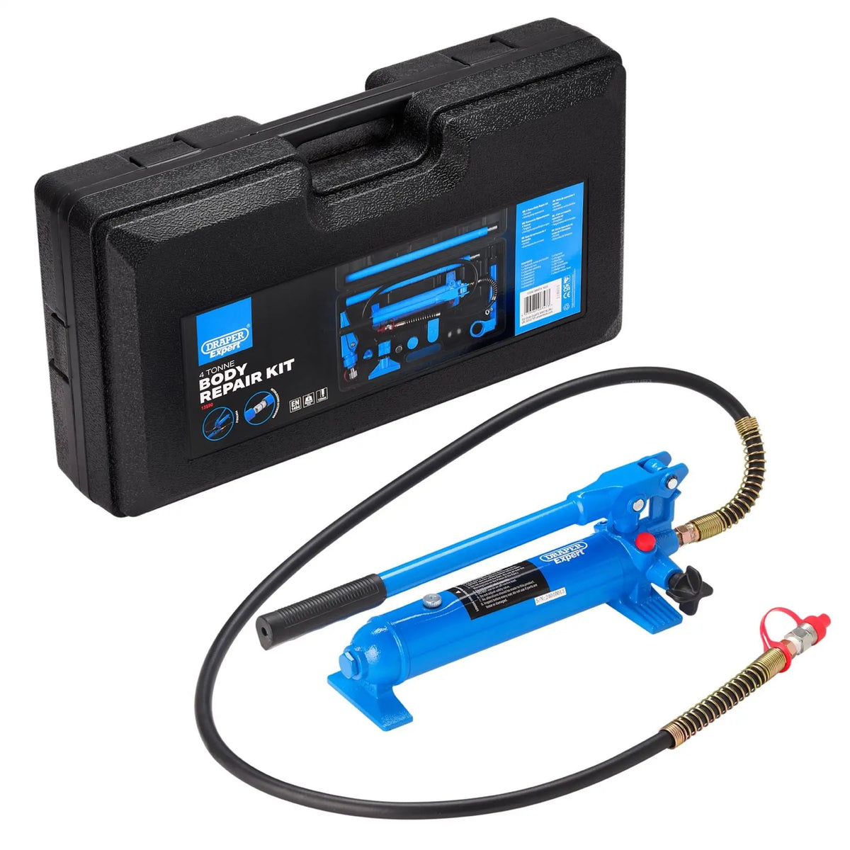 Draper Expert Hydraulic Body Repair Kit 4 Tonne (15 Piece) 13590  White Rose Tools