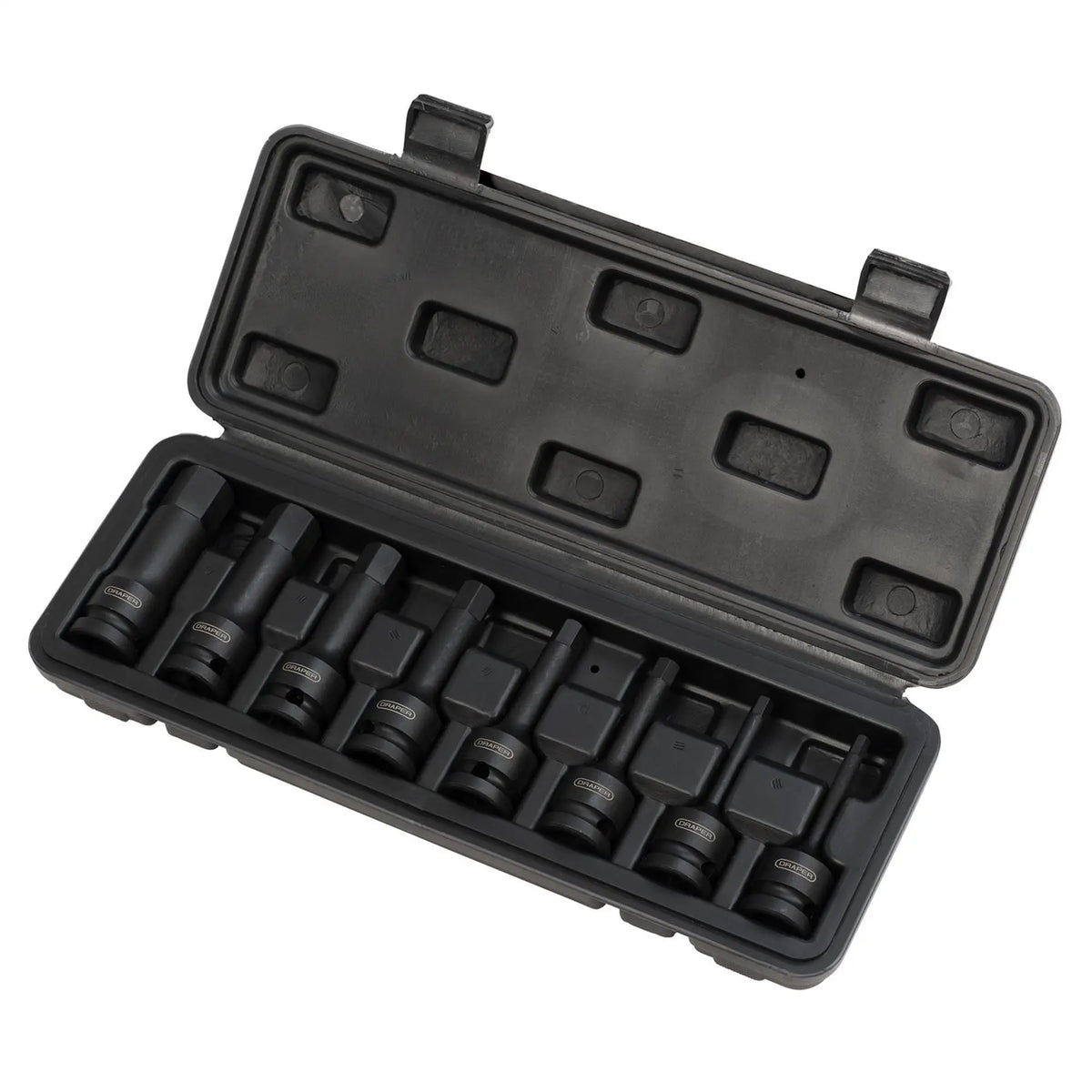 Draper Expert Impact Hex. Socket Bit Set 1/2" Sq. Dr. (8 Piece) 26439  White Rose Tools