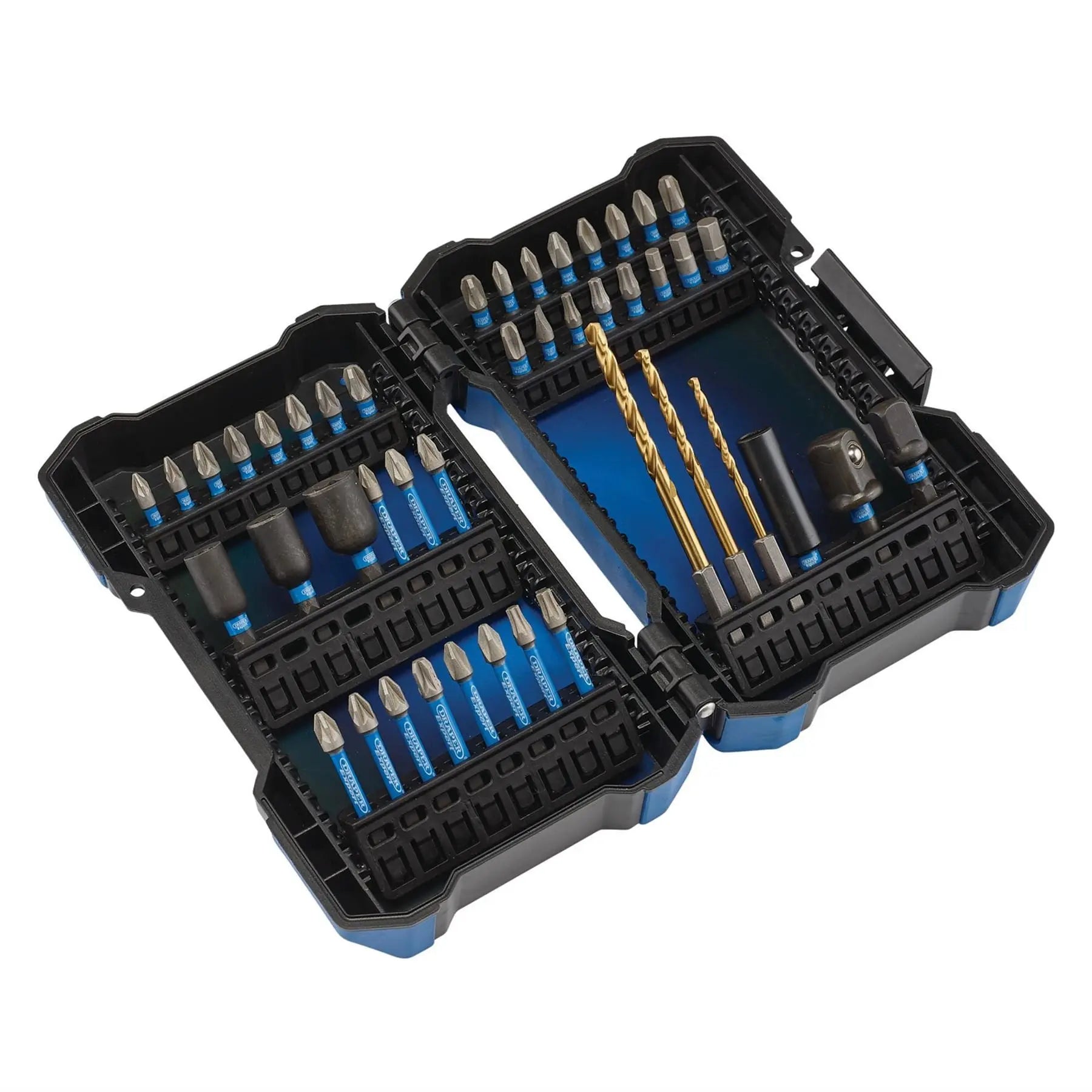 Draper Expert Impact Screwdriver Bit Set 1/4" Hex (44 Piece) 04931  White Rose Tools