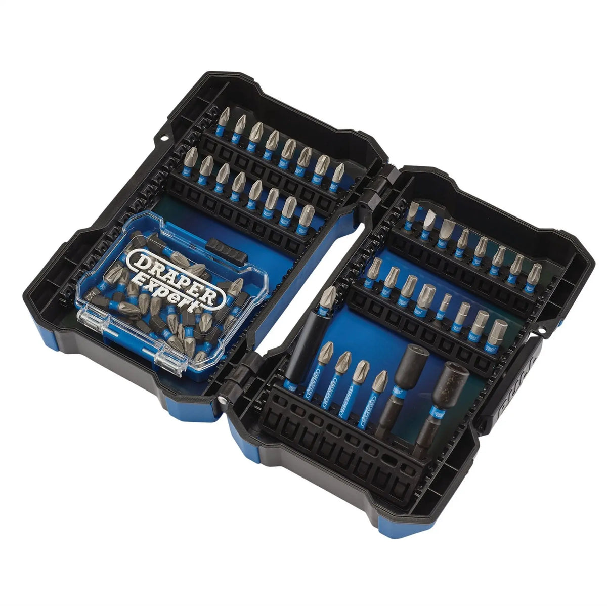 Draper Expert Impact Screwdriver Bit Set 1/4" Hex (65 Piece) 04932  White Rose Tools