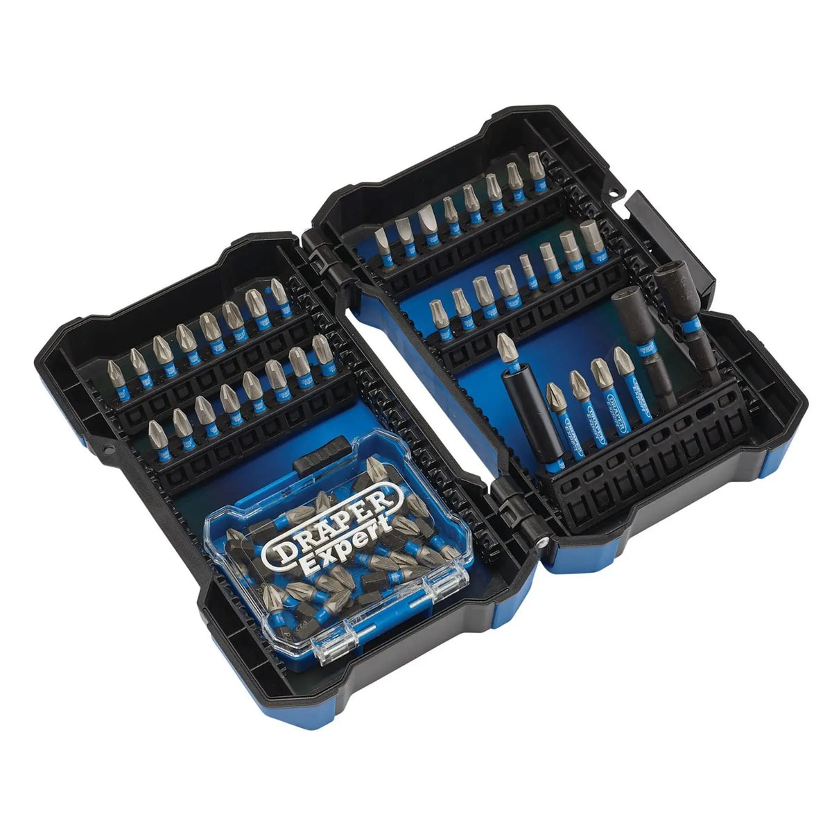 Draper Expert Impact Screwdriver Bit Set 1/4" Hex (65 Piece) 04932  White Rose Tools