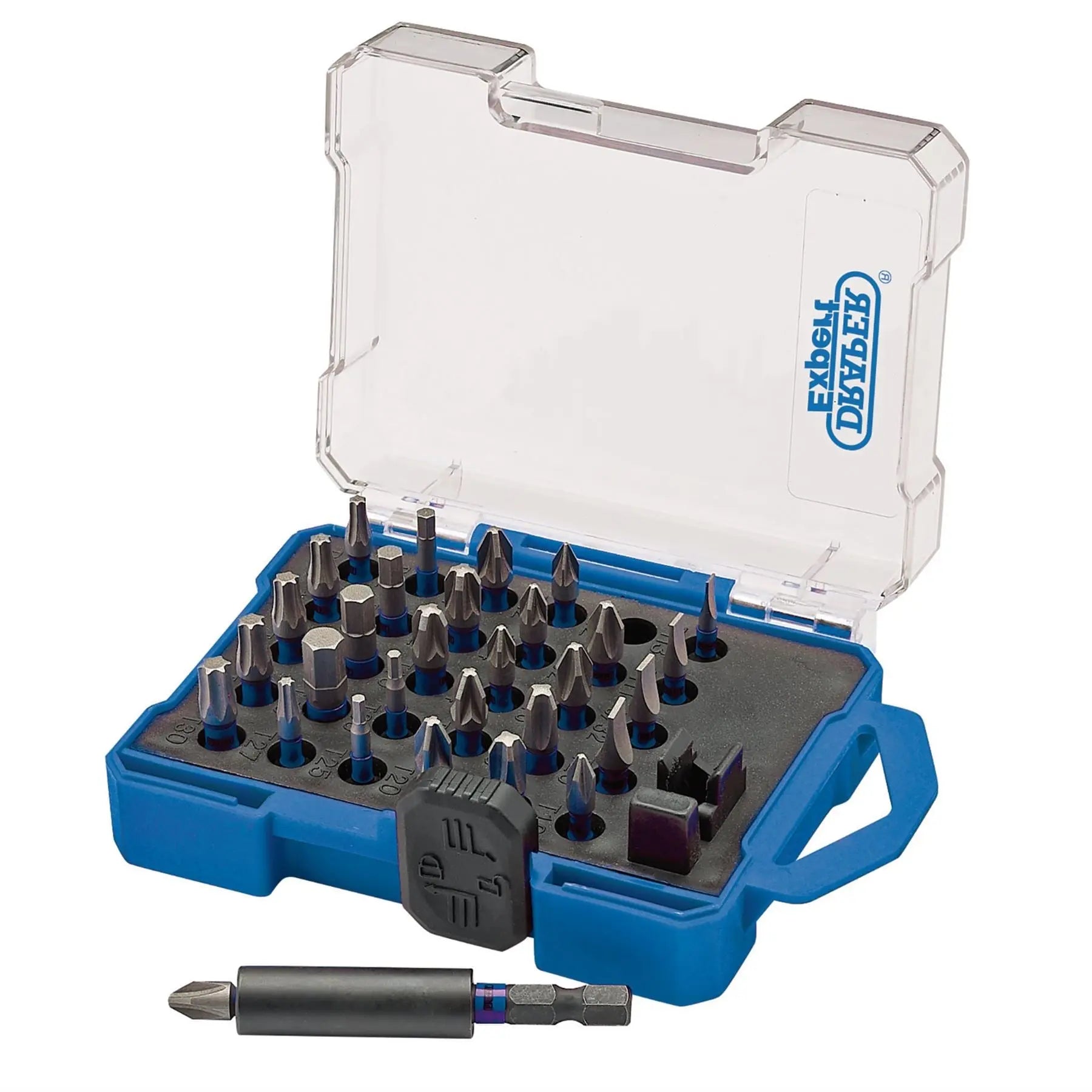 Draper Expert Impact Screwdriver Bit Set (31 Piece) 04772  White Rose Tools